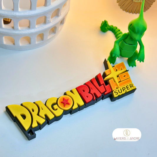 DRAGON BALL SUPER anime 3D Logo