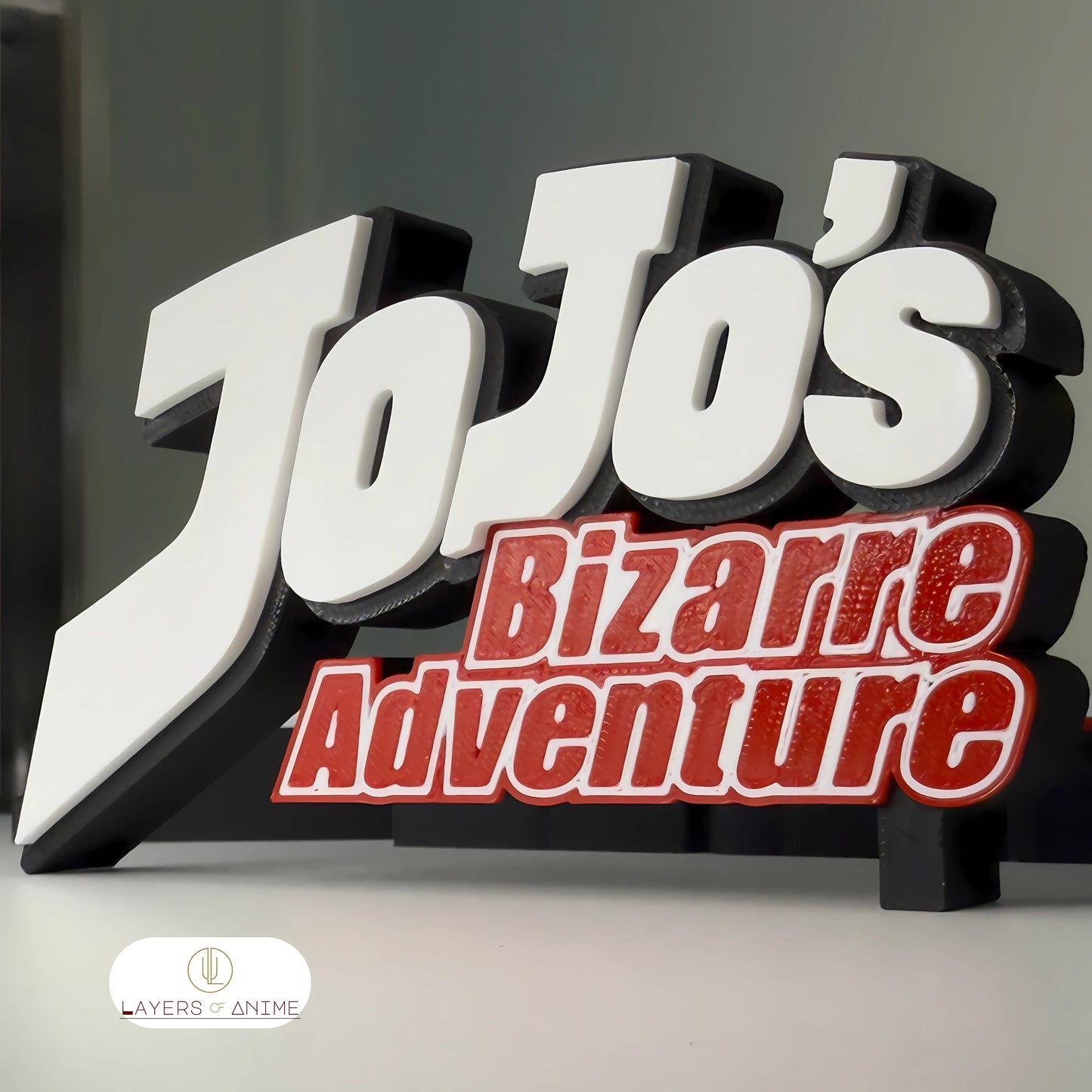 JOJO'S BIZARRE ADVENTURES anime 3D Logo