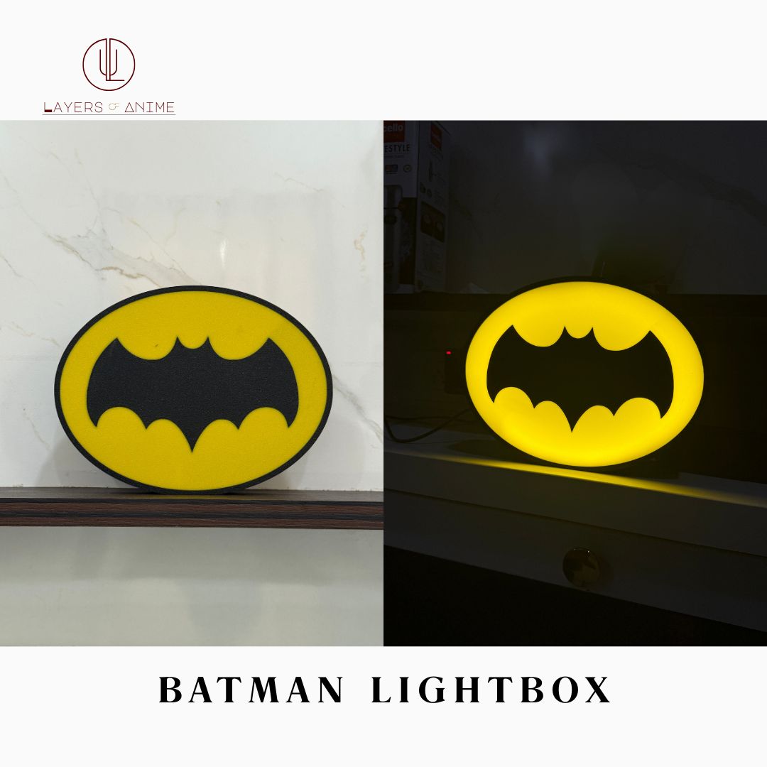 Dark Knight's Legacy: A Bat-Signal Lightbox